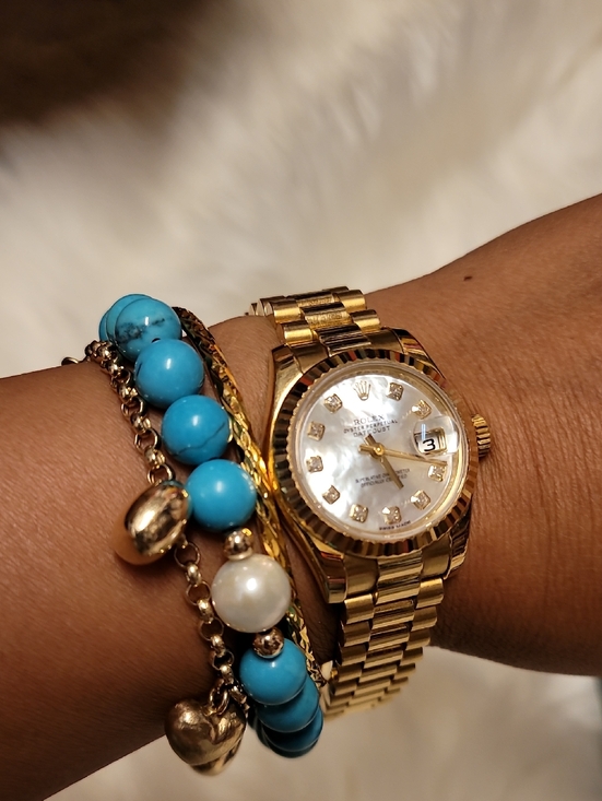 no brand Accessories - 14k Beads Genuine Torquise Bracelet